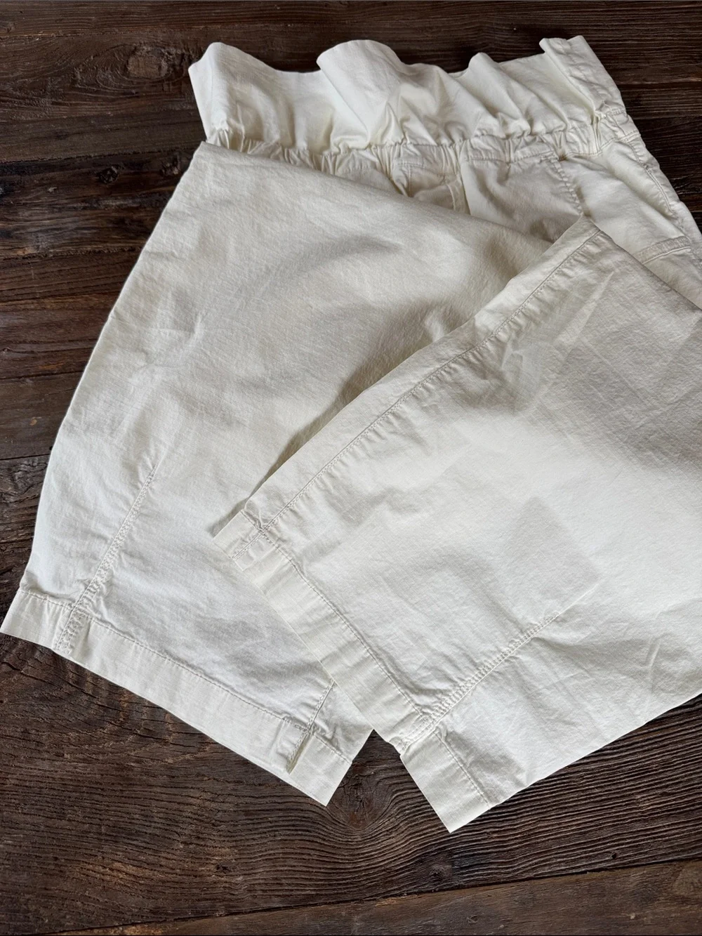 Anthropologie PILCRO bowed leg fold over belt barrel leg trouser EUC size s - Picture 8 of 10